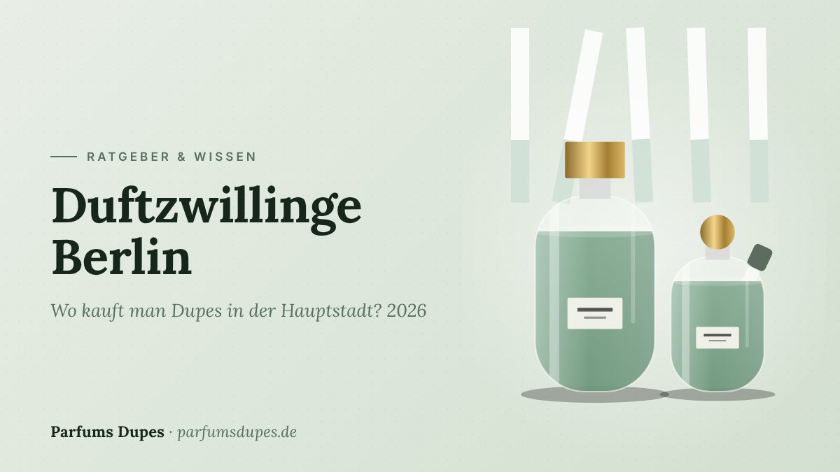 Titelbild: Duftzwillinge Berlin – wo kauft man Dupes in der Hauptstadt? 2026