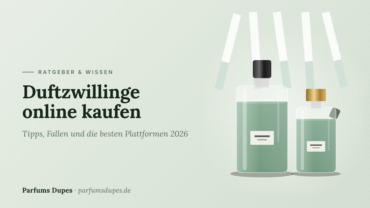 Titelbild: Duftzwillinge online kaufen – Tipps, Fallen und die besten Plattformen 2026