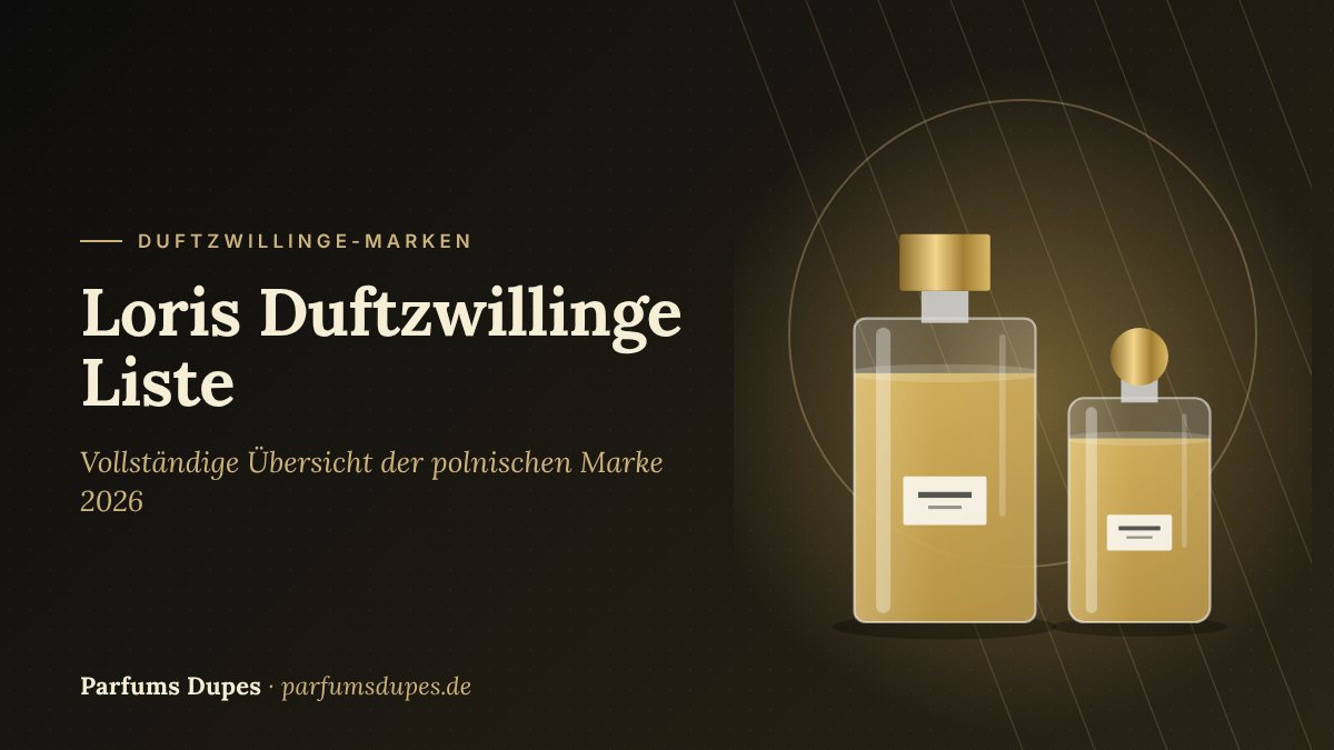 Titelbild: Loris Duftzwillinge Liste – vollständige Übersicht der polnischen Marke 2026