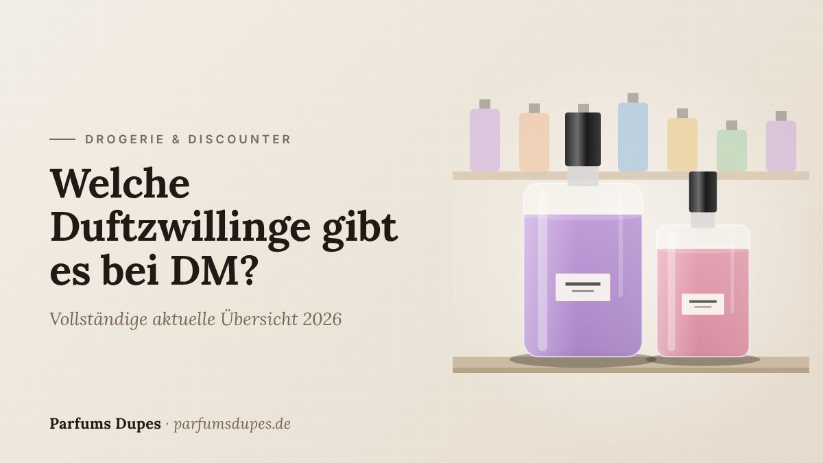 Titelbild: Welche Duftzwillinge gibt es bei DM? – vollständige aktuelle Übersicht 2026