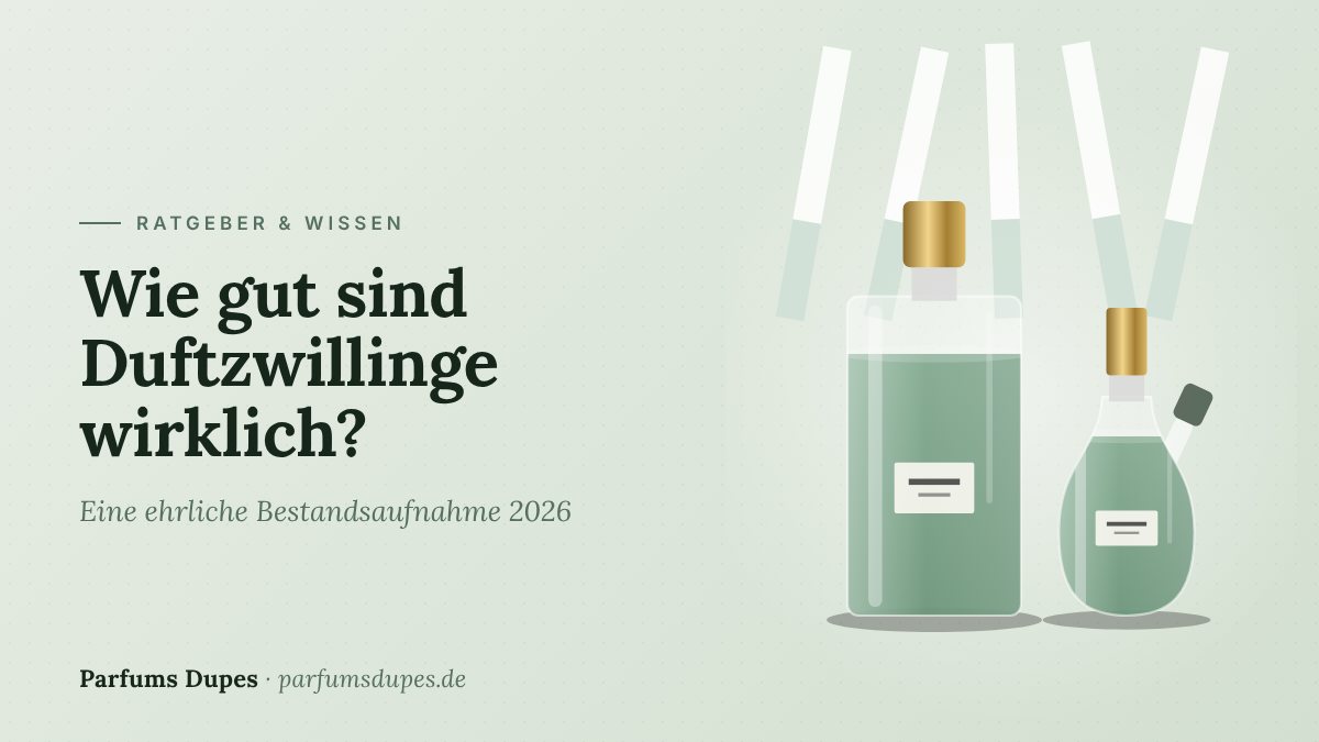Titelbild: Wie gut sind Duftzwillinge wirklich? – eine ehrliche Bestandsaufnahme 2026